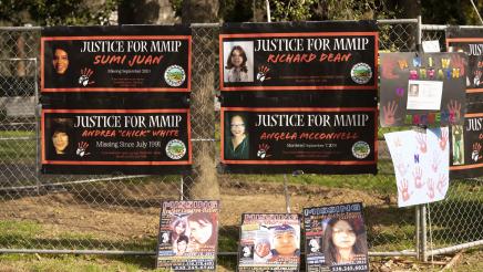 Posters for missing and murdered Indigenous People