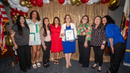 Assemblymember Reyes and 2024 Distinguished Non-profit: Partners Against Violence