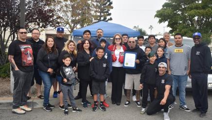 Assembly Member Eloise Gomez Reyes honored by the Fontana Boxing Club