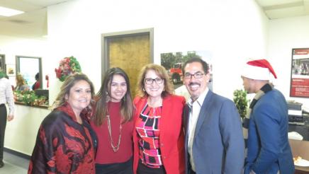 Holiday Open House Photo with Assemblymember Reyes and Constituents